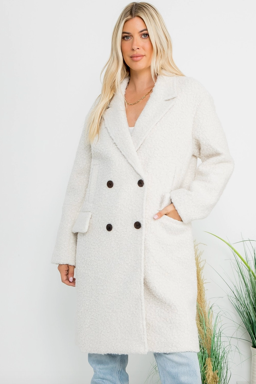 Cream Winter Coat All By Grace